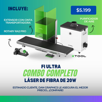 MÁQUINA DE CORTE Y GRABADO LÁSER XTOOL F1 ULTRA