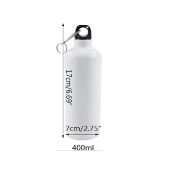 BOTELLA "SPORTS" BLANCA W101 400 ML DE ALUMINIO DE SUBLIMACION