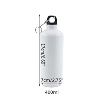 BOTELLA "SPORTS" BLANCA W101 400 ML DE ALUMINIO DE SUBLIMACION