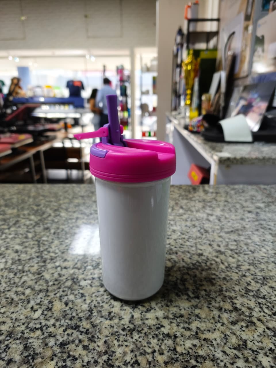 TERMO INFANTIL 350 ML ''BEE''  SUBLIMABLE ACERO INOXIDABLE