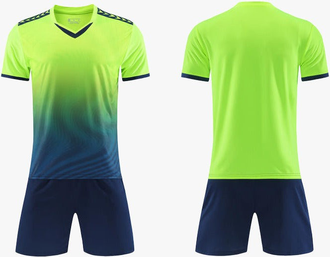 UNIFORME DEPORTIVO VERDE CLARO/OSCURO SUBLIMABLE UA029 – DAN GRAPHICS