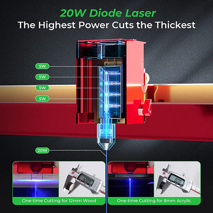 MÁQUINA DE CORTE Y GRABADO LÁSER X TOOL D1 PRO