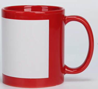 TAZA "COLOR" CON VENTANA 11 OZ SUBLIMABLE