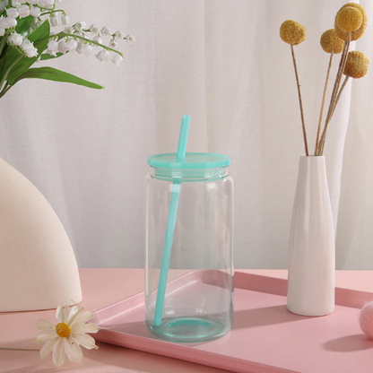 VASO VIDRIO 16 OZ ''FIESTA'' SUBLIMABLE