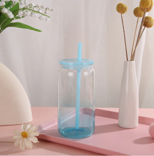 VASO VIDRIO 16 OZ ''FIESTA'' SUBLIMABLE