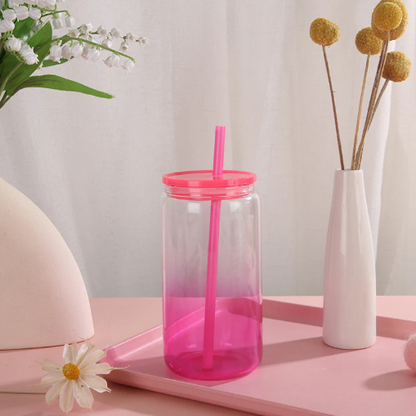 VASO VIDRIO 16 OZ ''FIESTA'' SUBLIMABLE