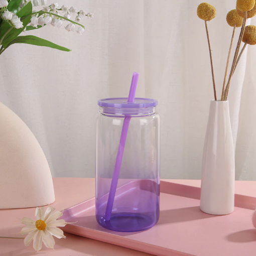 VASO VIDRIO 16 OZ ''FIESTA'' SUBLIMABLE