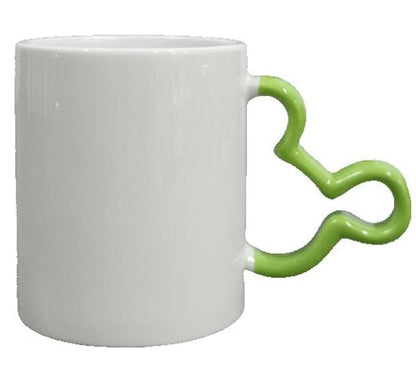 TAZA CERAMICA ASA COLOR ''MICKEY'' SUBLIMABLE 11OZ