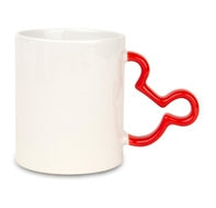 TAZA CERAMICA ASA COLOR ''MICKEY'' SUBLIMABLE 11OZ