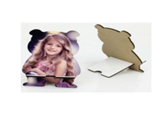 BASE MDF 3mm ''OSITO'' 13x9.2 PARA CELULARES SUBLIMABLE