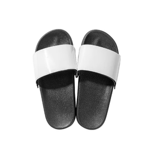 CHANCLETAS SLIPPERS  '' GOMA NEGRA " SUBLIMABLE