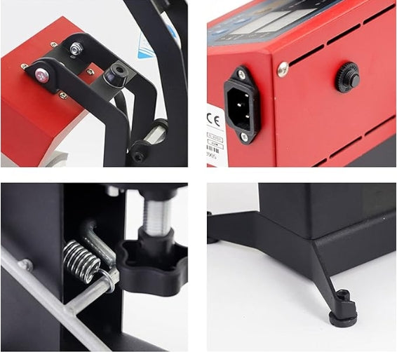 PLANCHA DE GORRAS ''BULL PRESS'' 110V