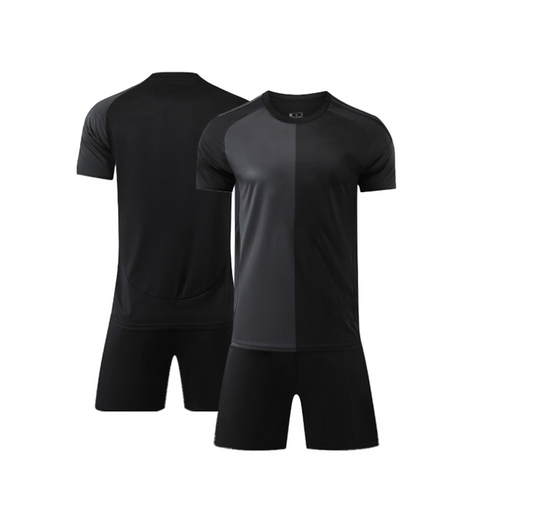 UNIFORME DEPORTIVO NEGRO-GRIS  SUBLIMABLE UA063