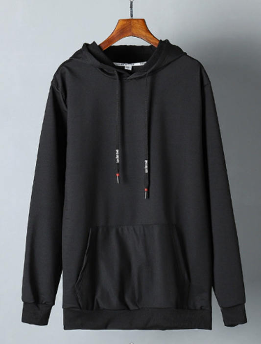 HOODIE UNISEX ''NEGRO'' POLIESTER 100% SUBLIMABLE