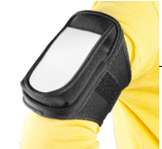 ARMBAND-BANDA DE BRAZO NEOPRENO PARA CELULARES NEGRA SUBLIMABLE