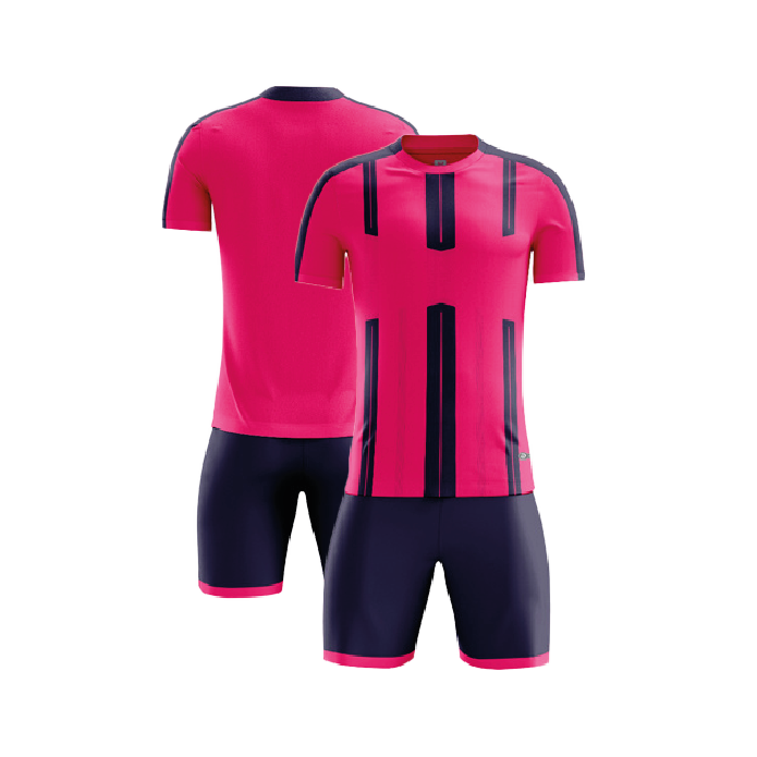 UNIFORME DEPORTIVO FUCSHIA Y NEGRO SUBLIMABLE UA005