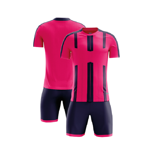 UNIFORME DEPORTIVO FUCSHIA Y NEGRO SUBLIMABLE UA005