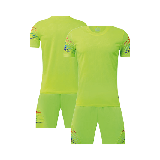 UNIFORME DEPORTIVO VERDE NEÓN SUBLIMABLE UA028