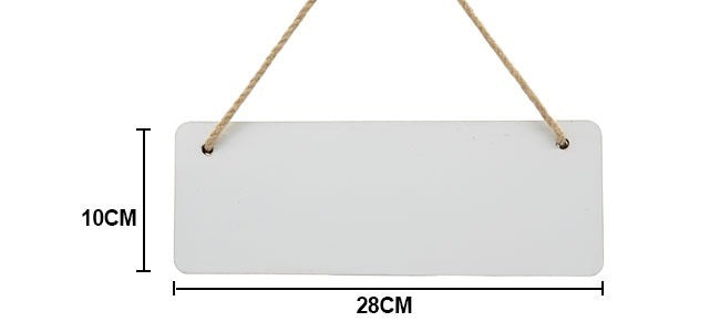 LETRERO PLACA MDF 28x10cm