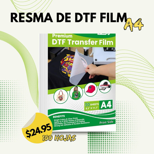 RESMA DE DTF FILM A4