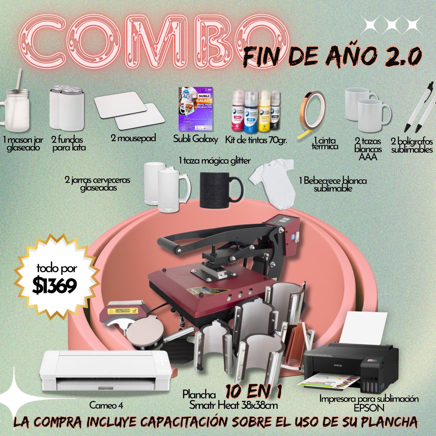 COMBO FIN DE AÑO 2.0 CON CAMEO