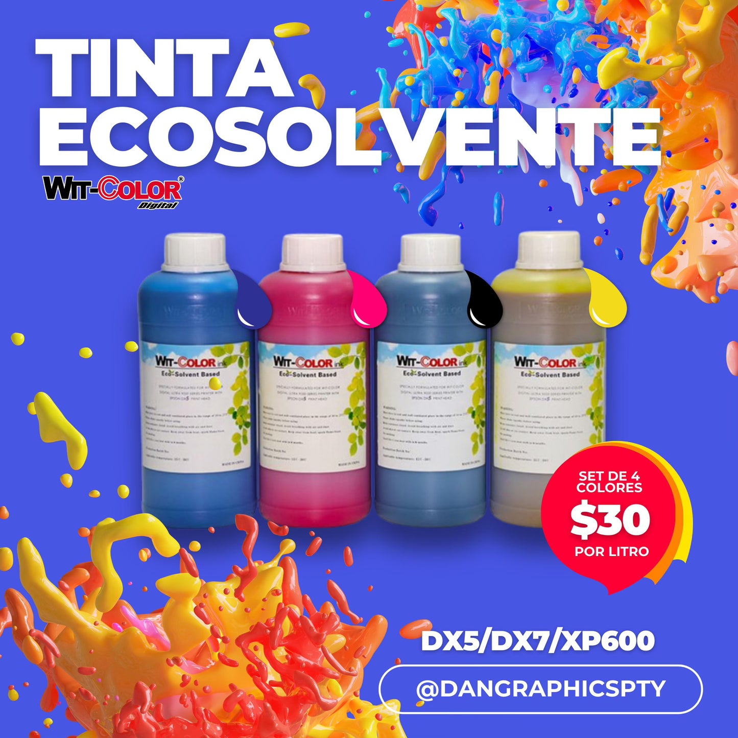 TINTA ECOSOLVENTE WIT COLOR