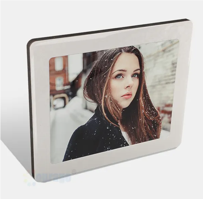 PORTARETRATO MDF CRYSTAL WOOD RECTANGULAR SUBLIMABLE