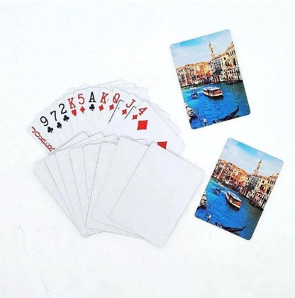 JUEGO DE SET CARTAS/NAIPES ONE SIDE SUBLIMABLES