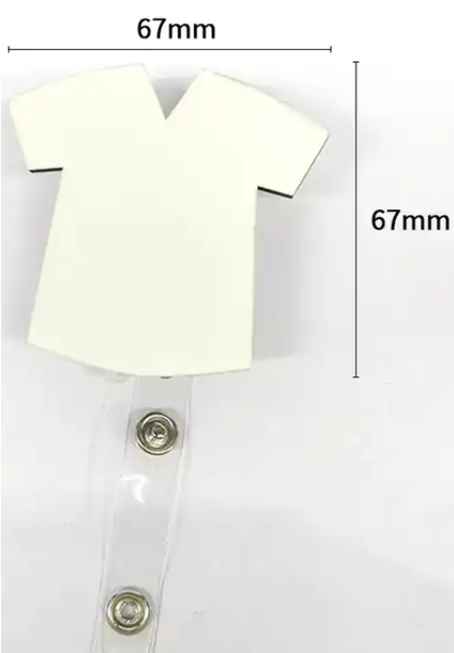 BADGE REEL T-SHIRT MDF SUBLIMABLE