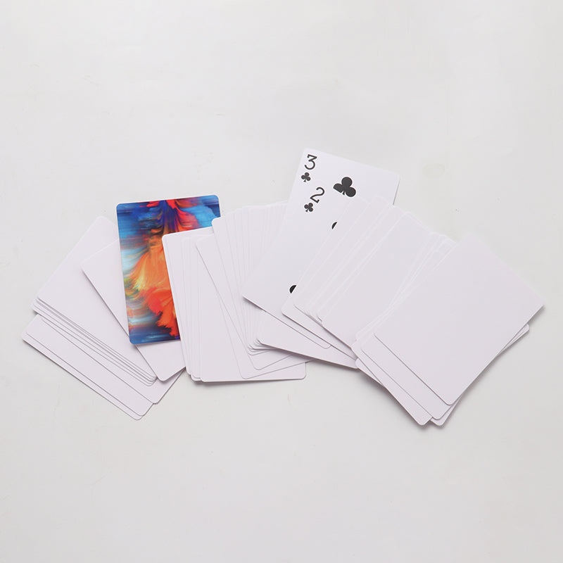 JUEGO DE SET CARTAS/NAIPES ONE SIDE SUBLIMABLES