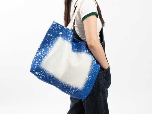 BOLSA BLEACHED AZUL SUBLIMABLE