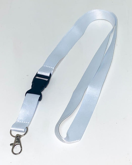 PORTA GAFETE LANYARD HERRAJE PLÁSTICO SUBLIMABLE