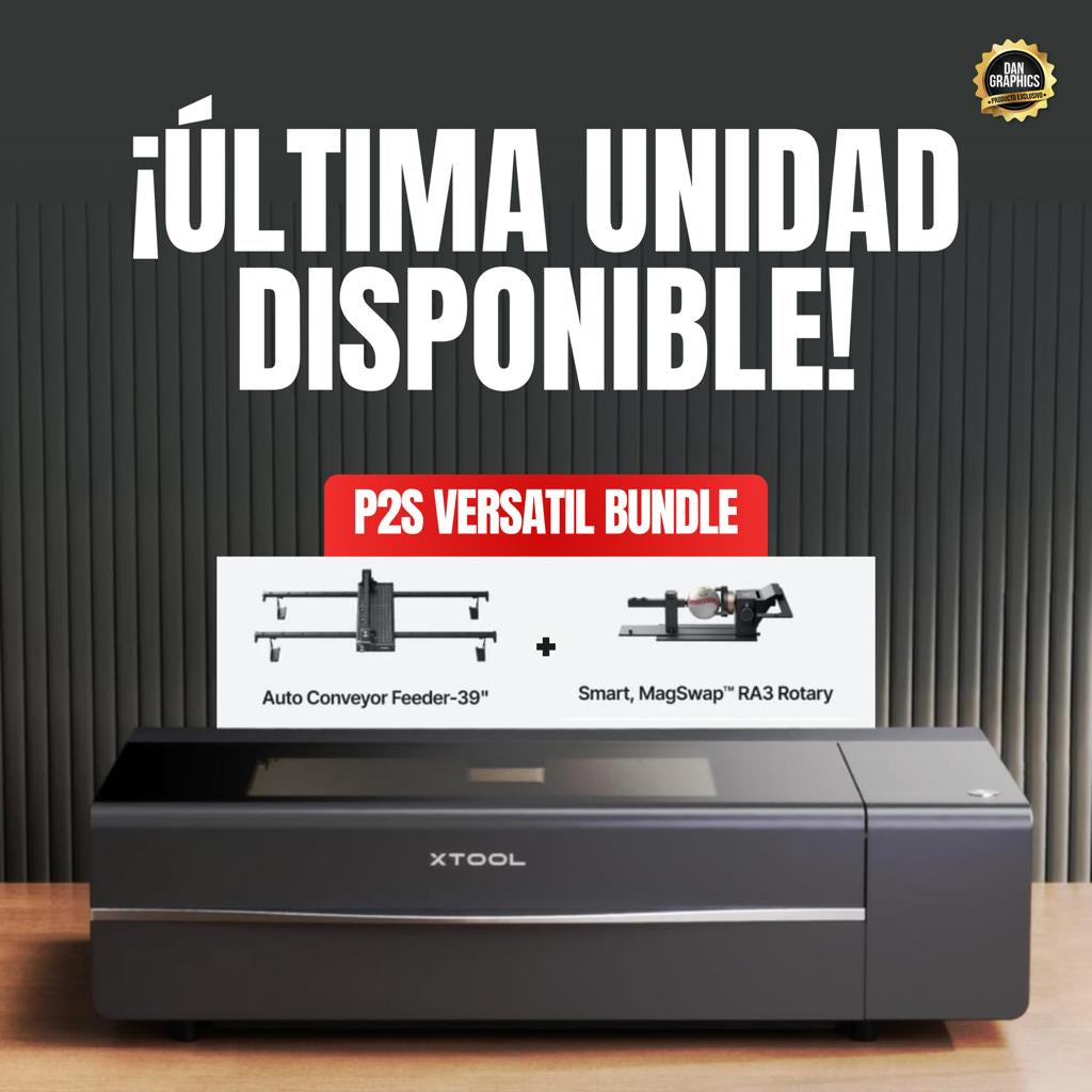 MAQUINA DE CORTE Y GRABADO LASER  XTOOL PS VERSATIL BUNDLE