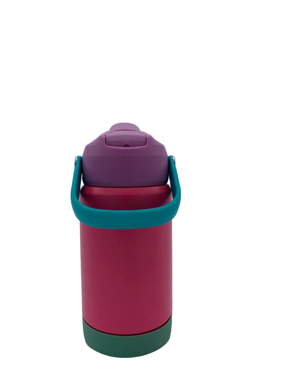 BOTELLA 12 OZ ''SHREK'' CELESTE-ASA AMARILLA ACERO DOBLE PARED