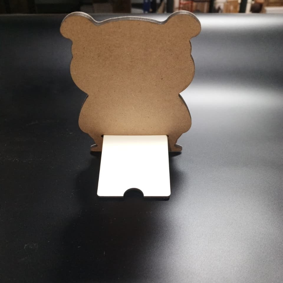 BASE MDF 3mm ''OSITO'' 13x9.2 PARA CELULARES SUBLIMABLE