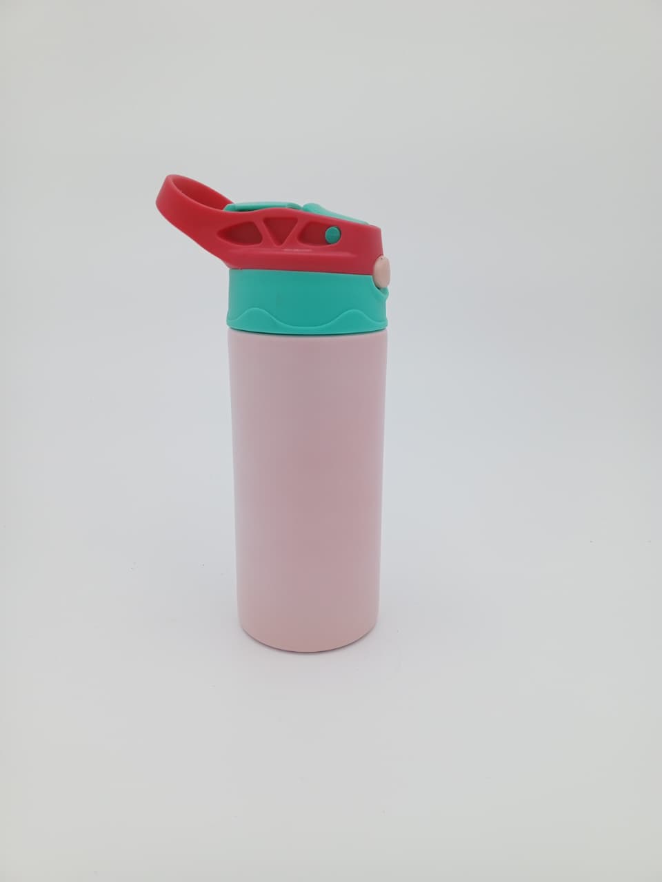 BOTELLA INFANTIL 12 OZ ROJA ''GLOW IN THE DARK'' ACERO
