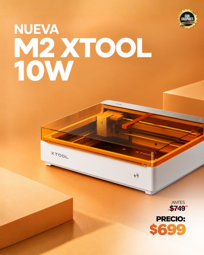 MÁQUINA DE CORTE Y GRABADO LÁSER X TOOL M2