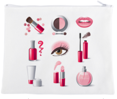 BOLSITO DE MAQUILLAJE CANVA 21x25.5 cm SUBLIMABLE