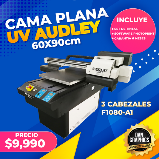 PLOTTER DE IMPRESION  CAMA PLANA UV AUDLEY