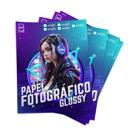 PAPEL FOTOGRÁFICO GLOSSY A4 (NO ADHESIVO)