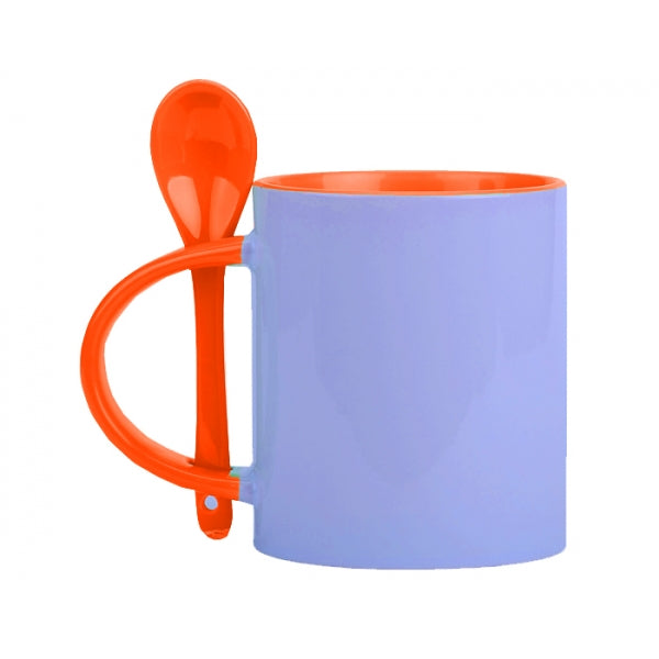 TAZA CON CUCHARA 11oz