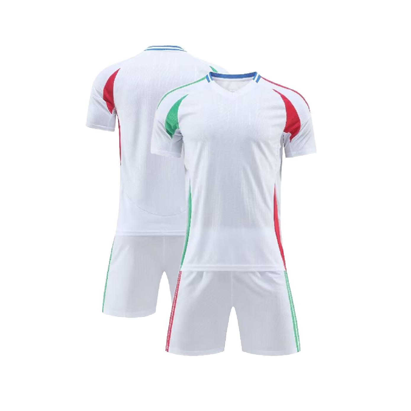 UNIFORME DEPORTIVO BLANCO CON DETALLES SUBLIMABLE UA047