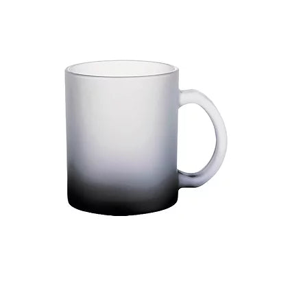 TAZA DE VIDRIO GLASEADA 11oz