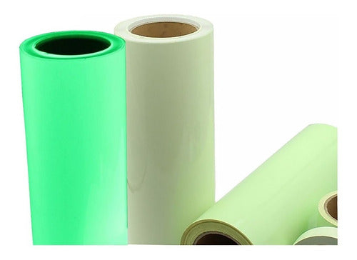 VINIL TEXTIL GLOW IN THE DARK (BRILLA  EN OSCURIDAD) 20" ANCHO