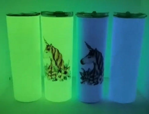 TUMBLER GLOW IN THE DARK  SUBLIMABLE 20oz