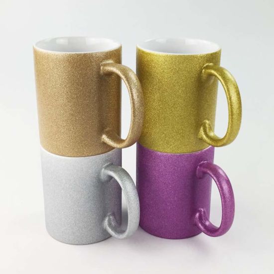 TAZA GLITTER CON CAJA INDIVIDUAL 11oz