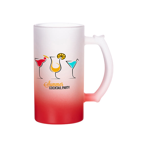 JARRA CERVECERA GLASEADA BASE DE COLOR 16oz