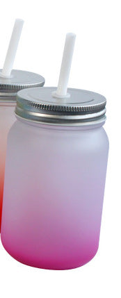 MASON JAR GLASEADO CON BASE COLOR