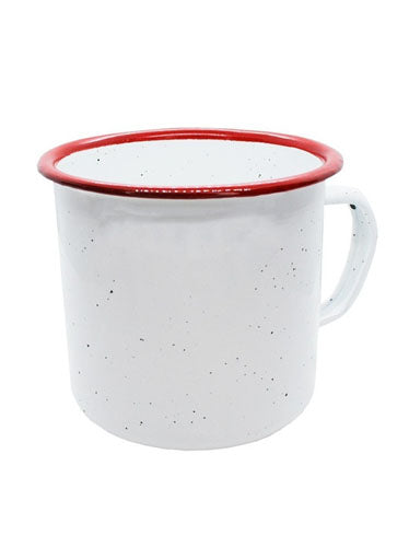 TAZA PELTRE CON BORDE DE COLOR 11oz