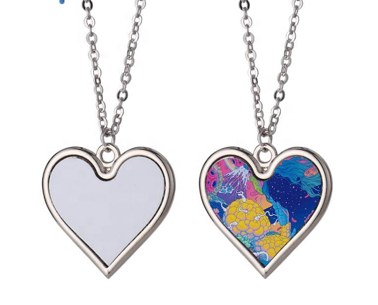 COLLAR CORAZÓN SUBLIMABLE